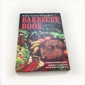 Better Homes & Gardens Barbecue Book – 1960s Vintage Hardcover BBQ Cookbook